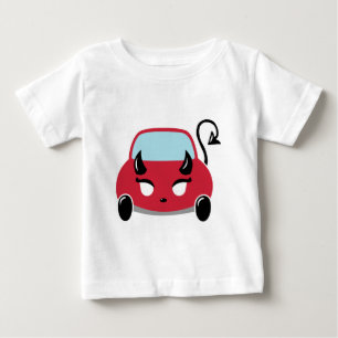 Criança de Carro do Diabo Kawaii T-Shirt