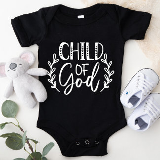 Criança de Deus Bebê Religioso Camisa de Um Peido