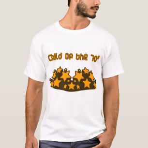 Criança do t-shirt da campainha do fio de mescla