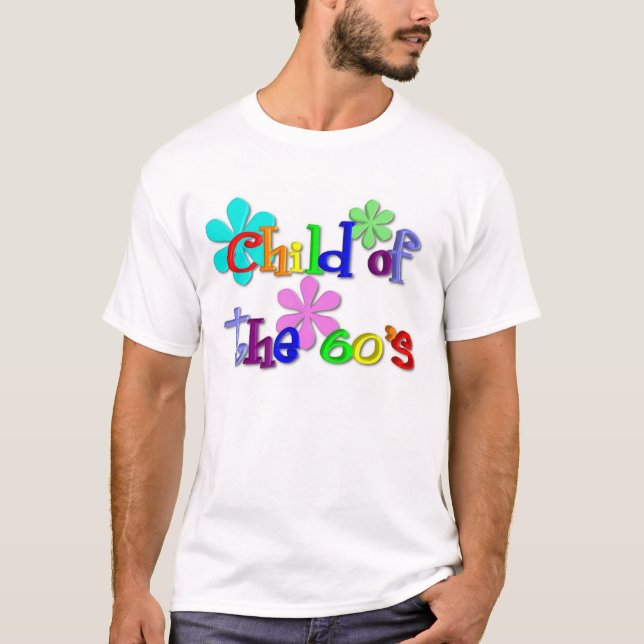 Criança do t-shirt dos anos 60 (Frente)