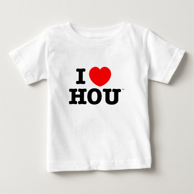 Criança eu amo o t-shirt de houston (Frente)
