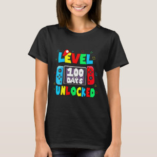 Crianças 100º Do Nível De Camisa Escolar 100 Dias