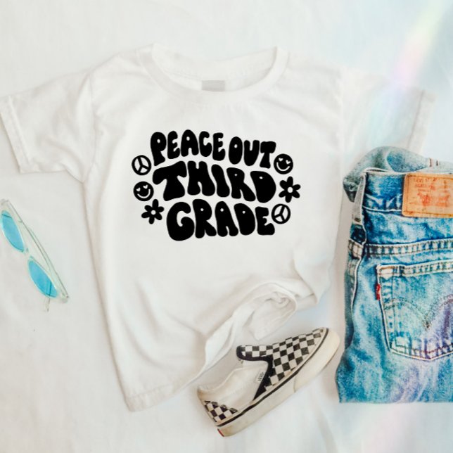 Crianças apóiam camiseta T do 3º ano (Criador carregado)