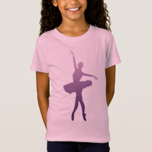 Crianças Balés Rosa Meninas Camisa Meninas