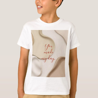 Crianças camiseta clássica em na moda gráfico