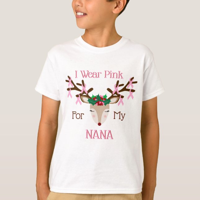 Crianças Cancer de Mama Sensibilização Camisa de N (Frente)