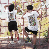 Crianças Colagem de Fotos Personalizada T-Shirt