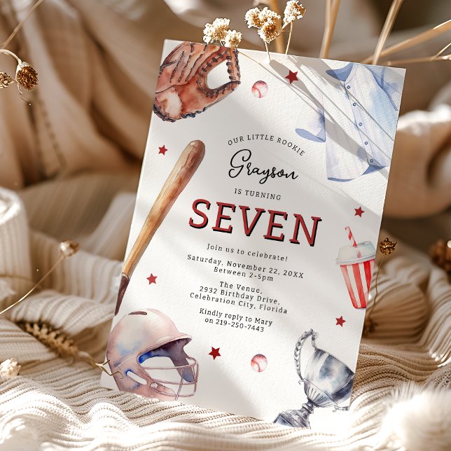 Crianças Convite de aniversário Baseball (Criador carregado)