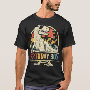 Crianças de 3 anos aniversário de 3 anos de camisa