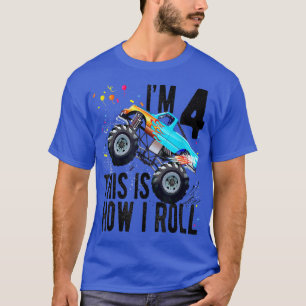 Crianças de 4 anos Camisa 4. Aniversário.