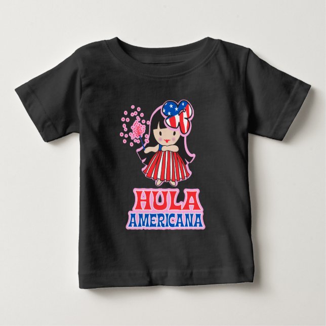Crianças de Americana e T-shirts de Toddler (Frente)