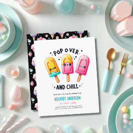 Crianças de aniversário do Sorvete de Pop de gelo 