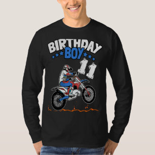 Crianças De Camada De Camisa De 11 Birthday Dirt 1