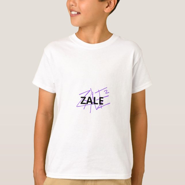 Crianças de camiseta Zale logotipo design (Frente)