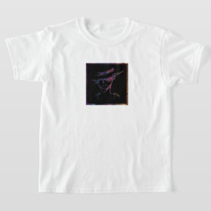Crianças de camisetas de anime
