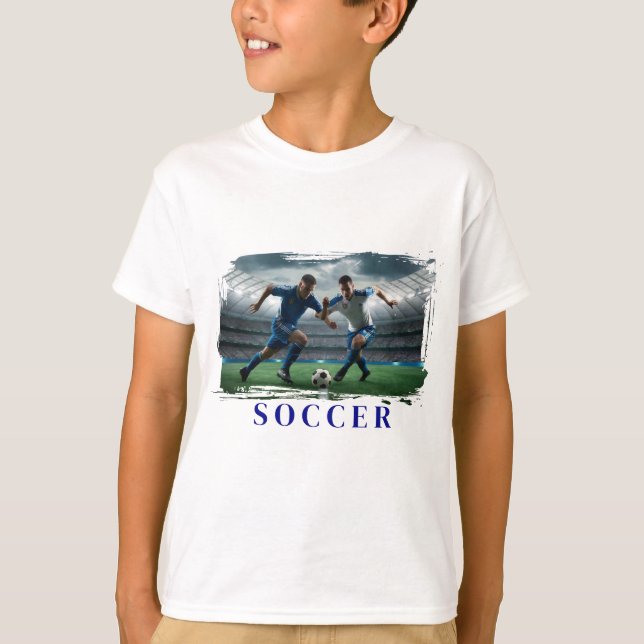 Crianças de futebol dão camiseta (Frente)