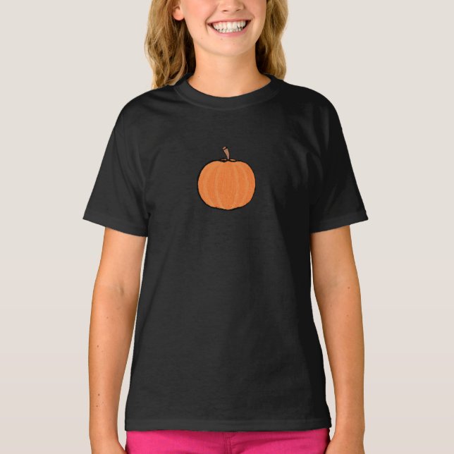 Crianças de halloween/bompkin T-Shirt (Frente)