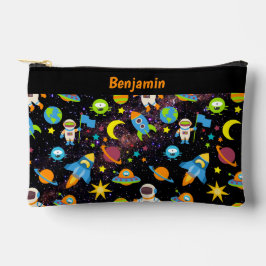 Crianças do Planeta Foguete Exterior Preto