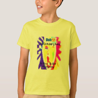 Crianças "Duh" Lendário Tipo T-Shirt