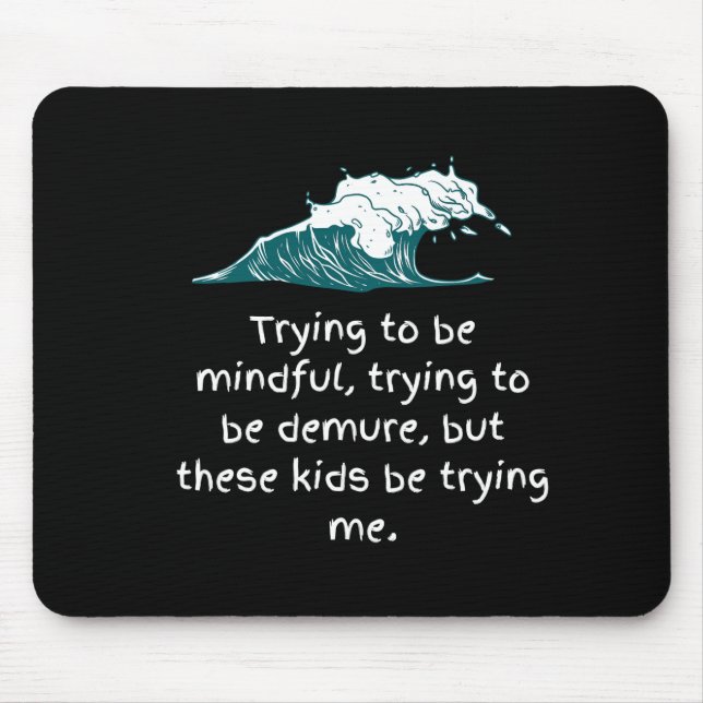 Crianças estão me experimentando o mouse pad (Frente)