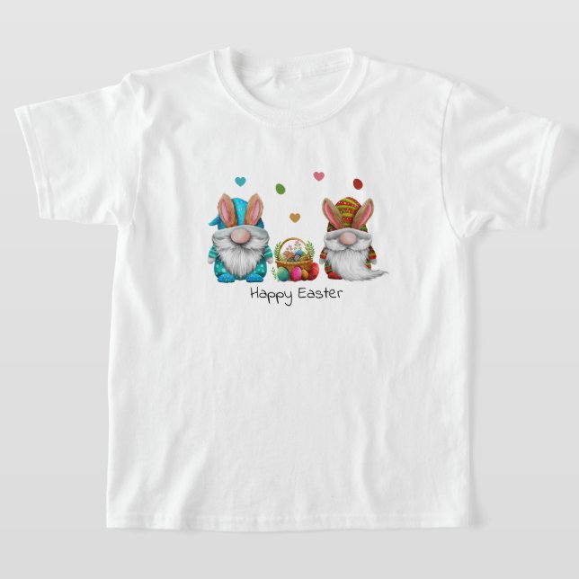 Crianças Felz pascoa T-Shirt (Postura )