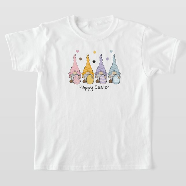 Crianças Felz pascoa T-Shirt (Postura )
