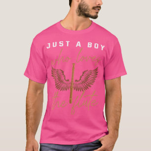 Crianças Flutuam Camisa Engraçada Flute Boy Flute