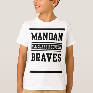 Crianças Mandan Braves Todos Os Camisetas De Reuni