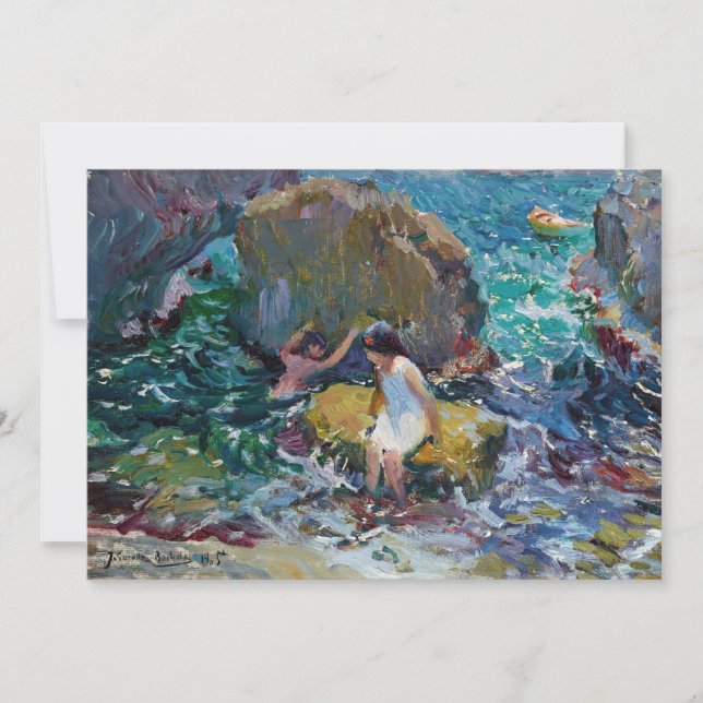 Crianças na praia, Jávea | Joaquín Sorolla (Frente)