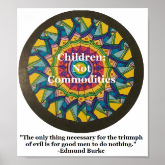 Crianças: Não Tráfico de Poster