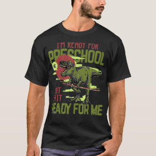 Crianças no primeiro dia de camisa pré-escolar par