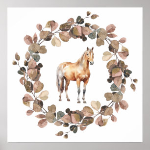 Crianças Nursery Photo Impressão Horse Whimsical W