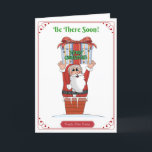 Crianças Papais noeis Diversão Mensagem de Cartão<br><div class="desc">Este é um presente de excelente para qualquer criança que você ame! Papais noeis De Natal! Mantenha a mensagem pré-escrita, ou mude para a sua, a escolha é sua!! Se você gosta da mensagem como está - tudo o que você precisa fazer é personalizar o nome do filho que recebe...</div>