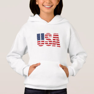 Crianças Patriotas Pullover Hoodie