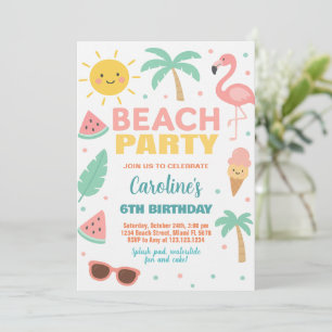 Crianças Personalizadas Convite de Aniversário par