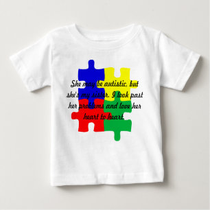 Crianças personalizadas do t-shirt do autismo da