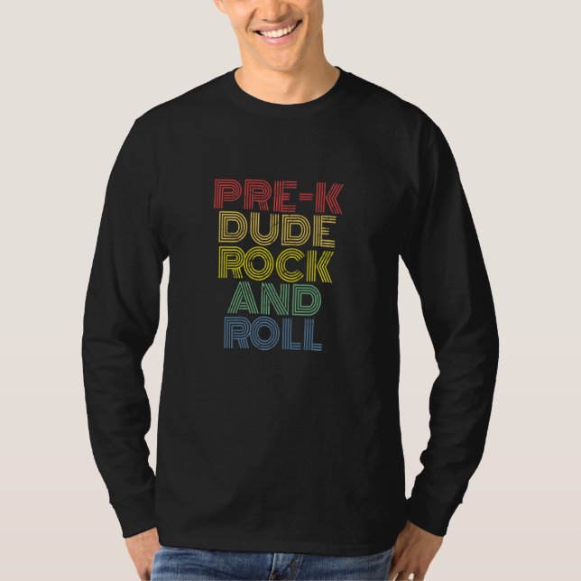 Crianças Pré-K Cara De Volta À Camisa Da Escola Ro (Frente)