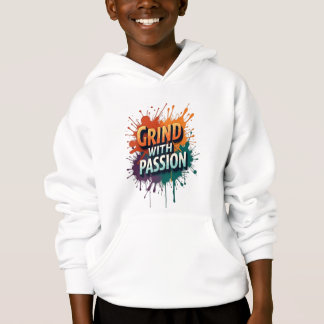 Crianças Pullover Hoody - Motivat "Grind with Pass