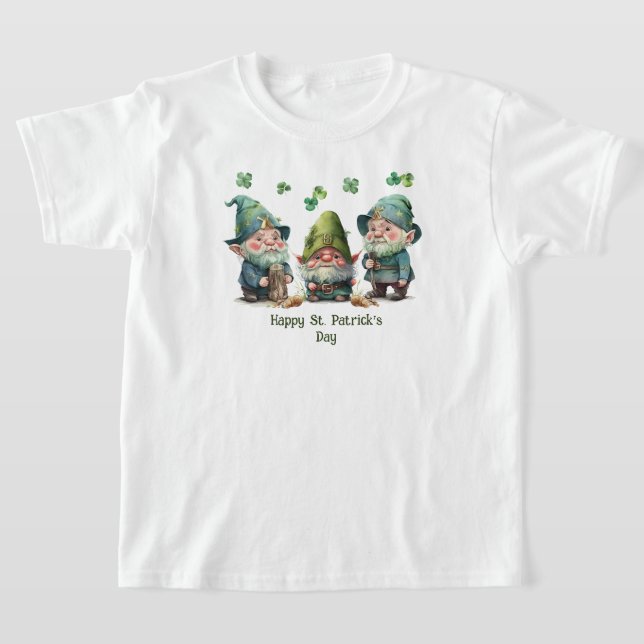 Crianças, Ruas Felizes, T-Shirt do Dia de Patrick (Postura )