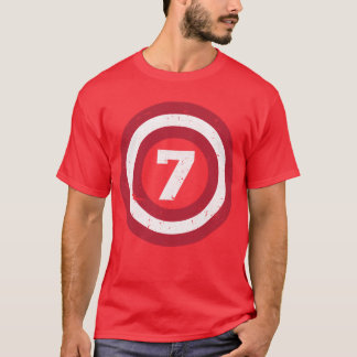 Crianças Sétimo Aniversário Camisa Ano