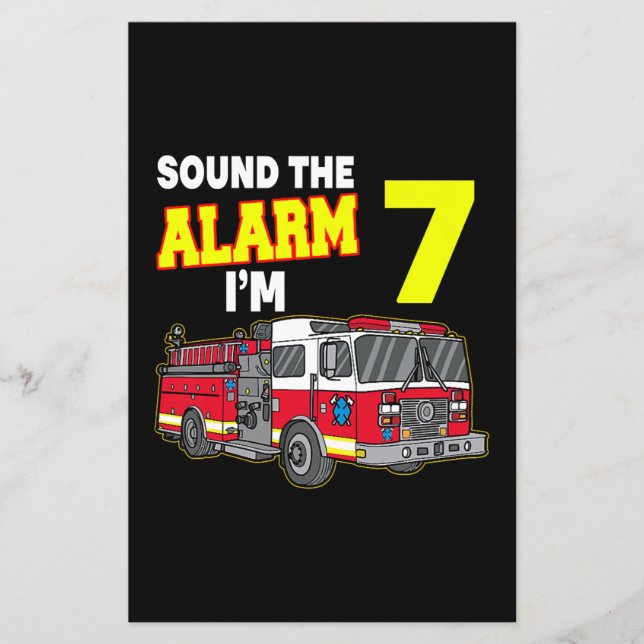 Crianças Som Alarm Im 7 Crianças Bombeiros (Frente)