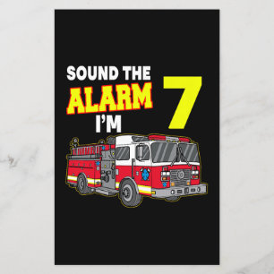 Crianças Som Alarme Im 7 Crianças Bombeiros
