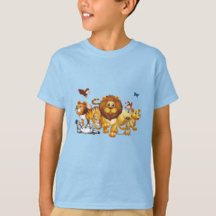 Crianças T-Shirt Animal Friends