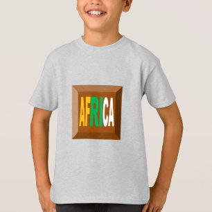Crianças T-Shirt DESIGN CHOCO AFRICA