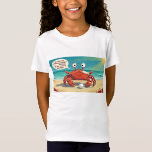 Crianças T-Shirt - "Por que o caranguejo não compa