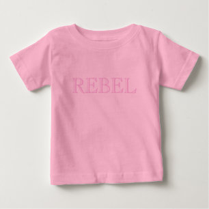 Crianças, Toddler e Camisas de Bebê - REBEL Rosa