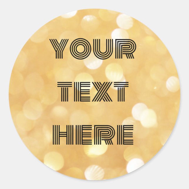 criar autocolante de texto de imagem (Frente)