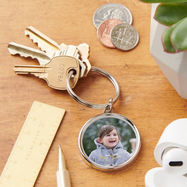 Criar Chaveiro Personalizado de Foto e Texto Perso (Create Custom Personalized Photo and Text Keychain)