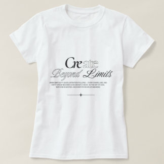 criar design de camisetas femininas além dos limit