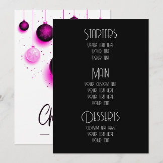 Criar Enfeites Personalizados Menus de Natal